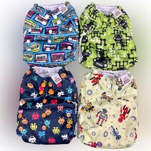 Vibrant Diaper Covers Set